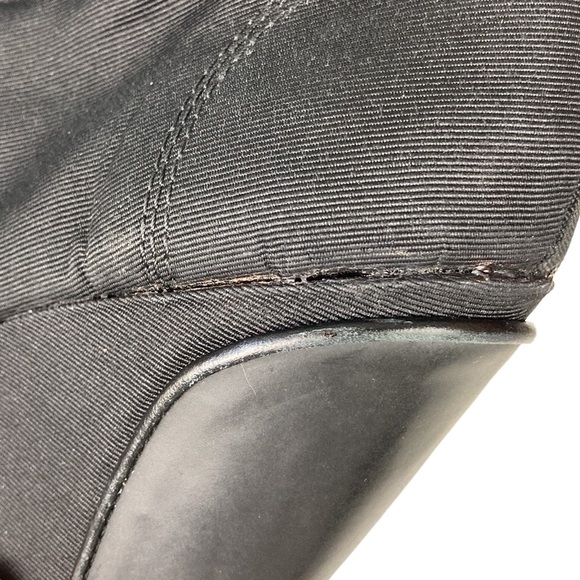 Adidas SLVR Black Wedge Lace Up Bootie Sneaker - Picture 15 of 16